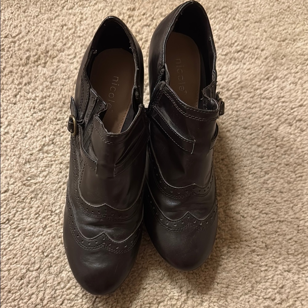 Nicole Brown Ankle Boots for Women